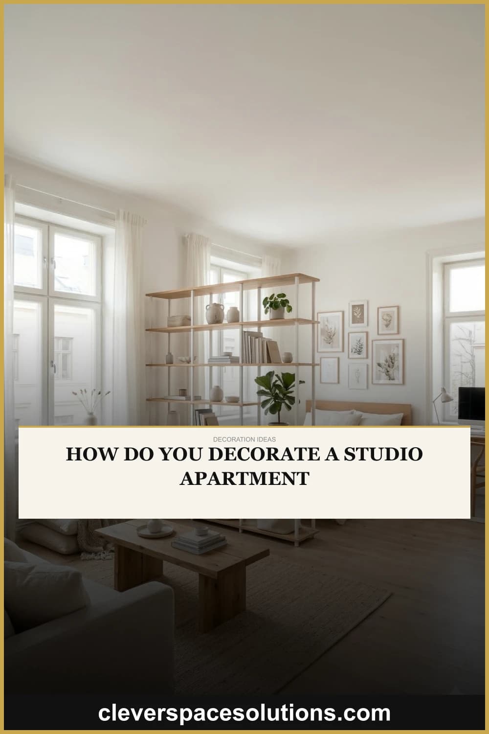 How Do You Decorate a Studio Apartment?