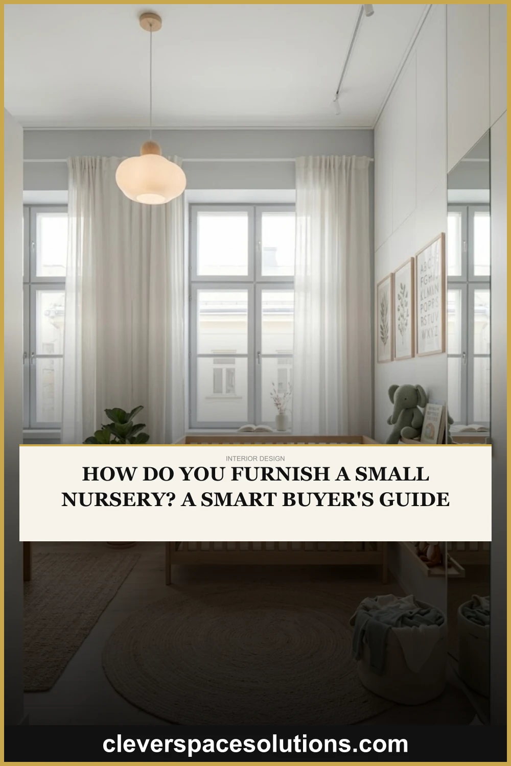 How Do You Furnish a Small Nursery? A Smart Buyer's Guide