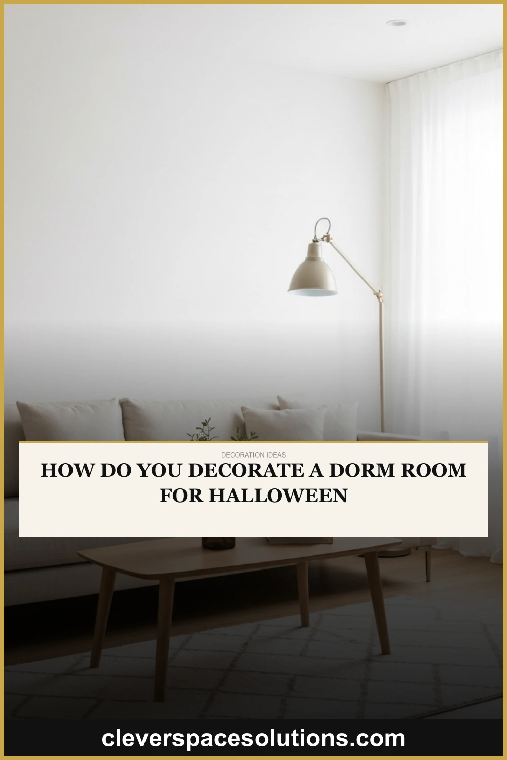 How Do You Decorate a Dorm Room for Halloween?
