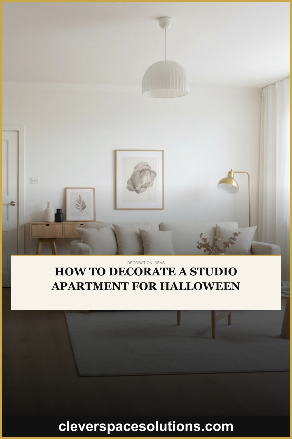 How to Decorate a Studio Apartment for Halloween?