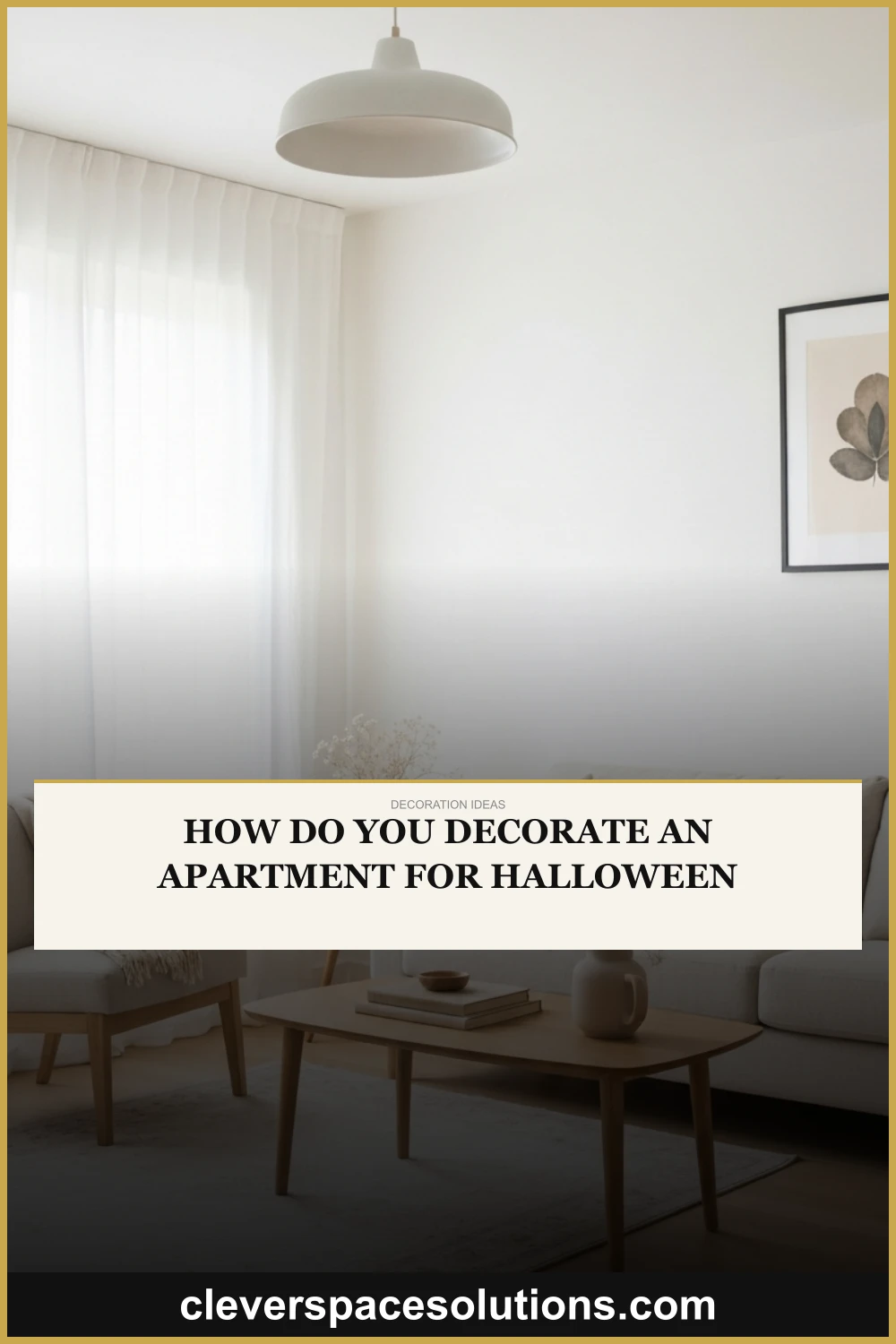 How Do You Decorate an Apartment for Halloween?