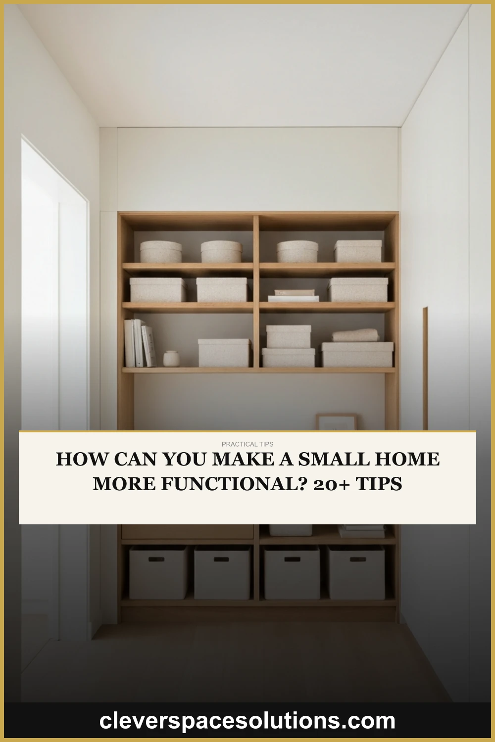 How Can You Make a Small Home More Functional? 20+ Tips